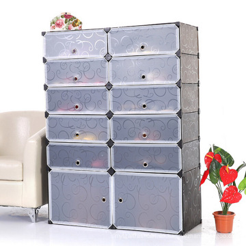 Drucken Plastic Folding DIY Storage Garderobenschränke (ZH008)